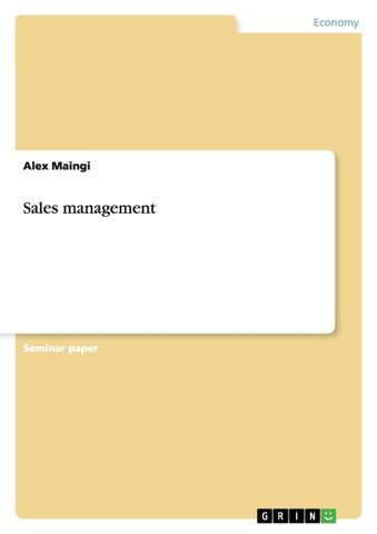 Sales management
