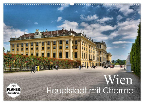 Wien - Haupstadt mit Charme (Wandkalender 2026 DIN A2 quer), CALVENDO Monatskalender