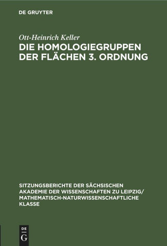 Die Homologiegruppen der Flächen 3. Ordnung