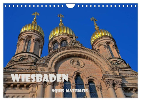 Wiesbaden Aquis Mattiacis (Wandkalender 2026 DIN A4 quer), CALVENDO Monatskalender