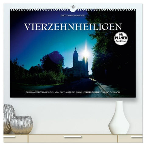 Vierzehnheiligen (hochwertiger Premium Wandkalender 2026 DIN A2 quer), Kunstdruck in Hochglanz