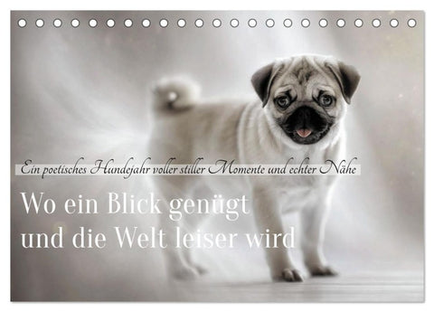 Wo ein Blick genügt und die Welt leiser wird (Tischkalender 2027 DIN A5 quer), CALVENDO Monatskalender