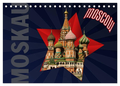 Moskau - Moscow (Tischkalender 2027 DIN A5 quer), CALVENDO Monatskalender