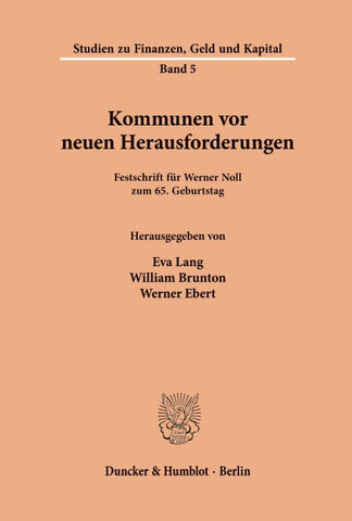 Kommunen vor neuen Herausforderungen.