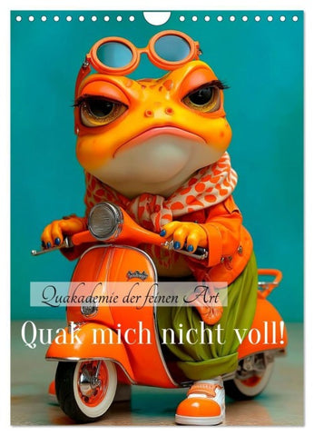 Quak mich nicht voll! (Wandkalender 2027 DIN A4 hoch), CALVENDO Monatskalender