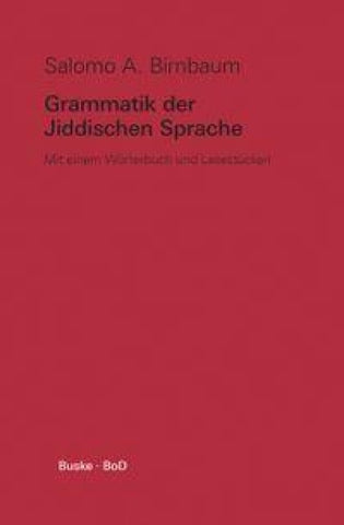 Grammatik der Jiddischen Sprache