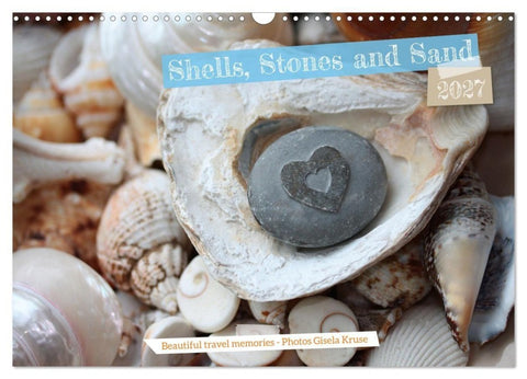 Shells, Stones and Sand (Wall Calendar 2027 DIN A3 landscape), CALVENDO 12 Month Wall Calendar
