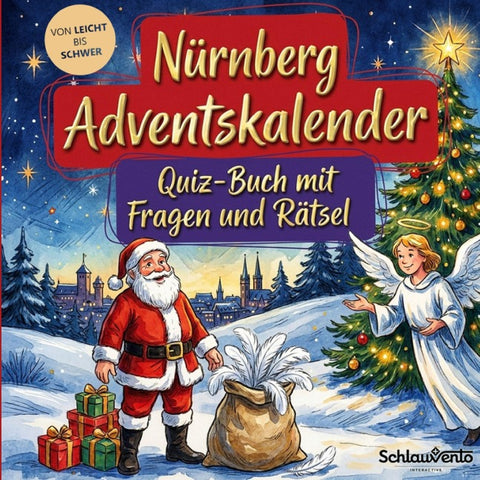 Nürnberg-Adventskalender: Quiz-Buch mit Fragen und Rätsel