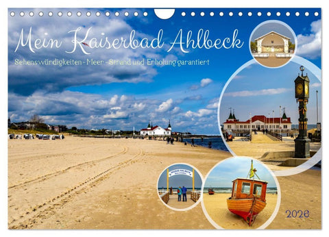 Mein Kaiserbad Ahlbeck (Wandkalender 2026 DIN A4 quer), CALVENDO Monatskalender