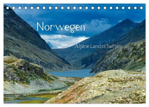 Norwegen - Alpine Landschaften (Tischkalender 2027 DIN A5 quer), CALVENDO Monatskalender