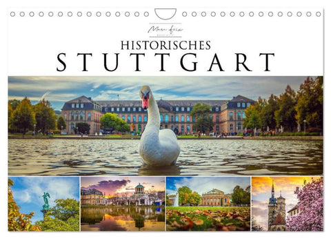 Historisches Stuttgart 2026 (Wandkalender 2026 DIN A4 quer), CALVENDO Monatskalender