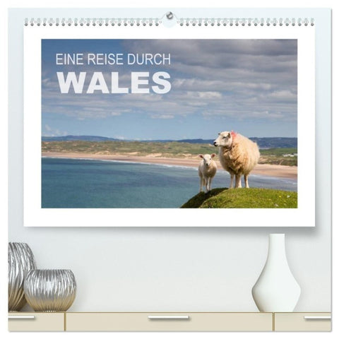 Wales / AT-Version (hochwertiger Premium Wandkalender 2027 DIN A2 quer), Kunstdruck in Hochglanz