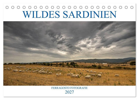 Wildes Sardinien 2027 (Tischkalender 2027 DIN A5 quer), CALVENDO Monatskalender