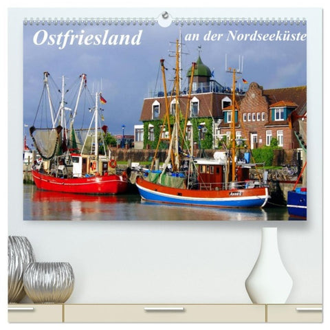 Ostfriesland an der Nordseeküste (hochwertiger Premium Wandkalender 2027 DIN A2 quer), Kunstdruck in Hochglanz