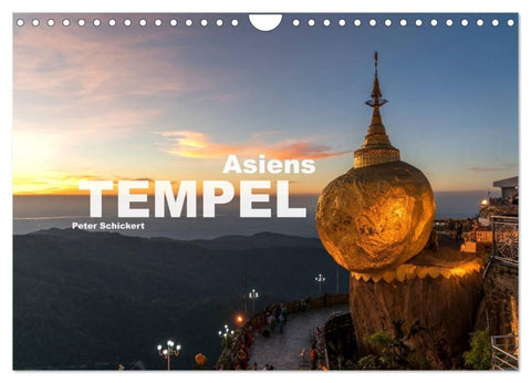Asiens Tempel (Wandkalender 2027 DIN A4 quer), CALVENDO Monatskalender