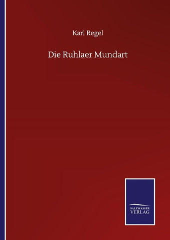 Die Ruhlaer Mundart