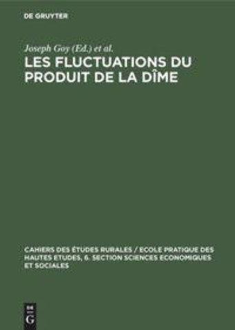 Les fluctuations du produit de la dîme