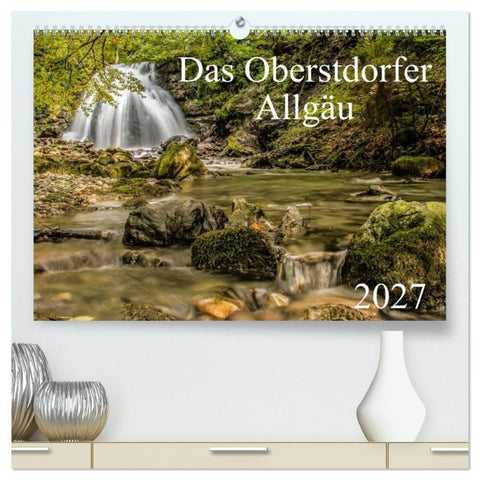 Das Oberstdorfer Allgäu (hochwertiger Premium Wandkalender 2027 DIN A2 quer), Kunstdruck in Hochglanz