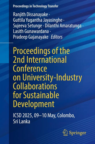 Proceedings of the 2nd International Conference on University-Industry Collaborations for Sustainable Development