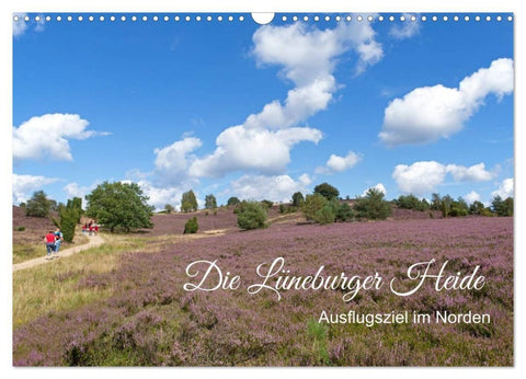Die Lüneburger Heide - Ausflugsziel im Norden (Wandkalender 2027 DIN A3 quer), CALVENDO Monatskalender