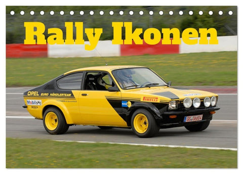 Rally Ikonen (Tischkalender 2027 DIN A5 quer), CALVENDO Monatskalender