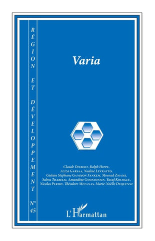 Varia (Région et développement 45)