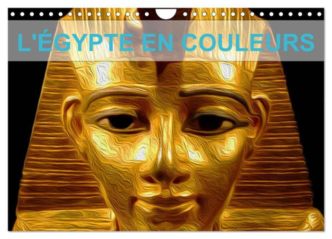 L'ÉGYPTE EN COULEURS (Calendrier mural 2027 DIN A4 vertical), CALVENDO calendrier mensuel