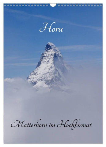 Horu Matterhorn im Hochformat (Wandkalender 2027 DIN A3 hoch), CALVENDO Monatskalender