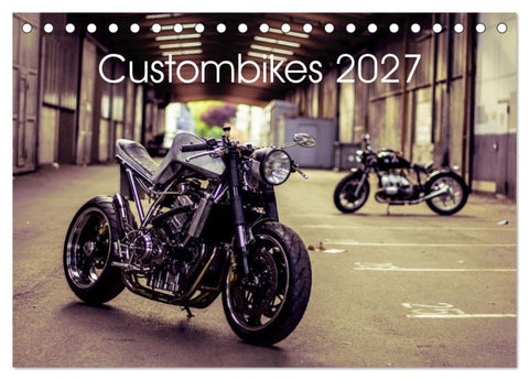 Custombikes 2027 (Tischkalender 2027 DIN A5 quer), CALVENDO Monatskalender