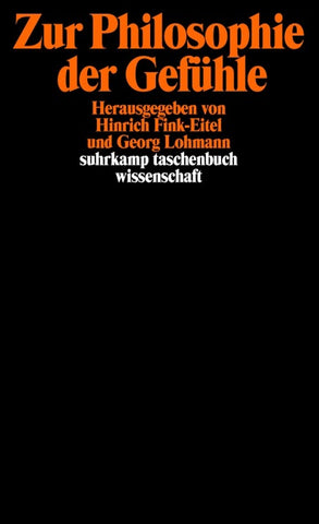 Zur Philosophie der Gefühle