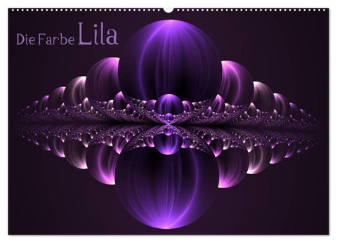 Die Farbe Lila (Wandkalender 2026 DIN A2 quer), CALVENDO Monatskalender