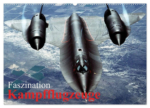 Faszination Kampfflugzeuge (Wandkalender 2026 DIN A2 quer), CALVENDO Monatskalender