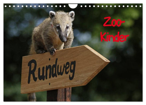 Zoo-Kinder (Wandkalender 2027 DIN A4 quer), CALVENDO Monatskalender