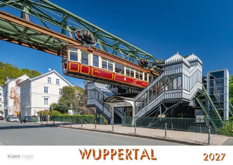Wuppertal 2026 Bildkalender A4 Spiralbindung