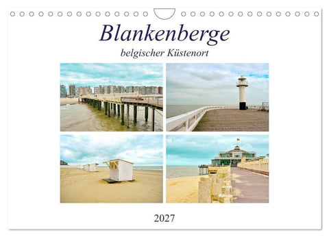 Blankenberge - belgischer Küstenort (Wandkalender 2027 DIN A4 quer), CALVENDO Monatskalender