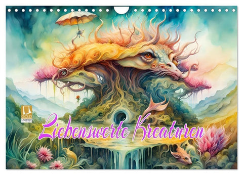 Liebenswerte Kreaturen (Wandkalender 2027 DIN A4 quer), CALVENDO Monatskalender