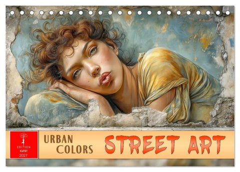 Street Art - Urban Colors (Tischkalender 2027 DIN A5 quer), CALVENDO Monatskalender