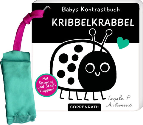 Babys Kontrastbuch für den Buggy: Kribbelkrabbel