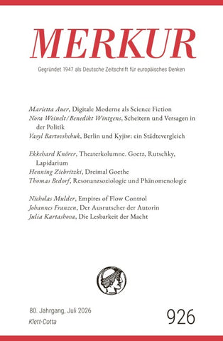 MERKUR 7/2026, Jg.80