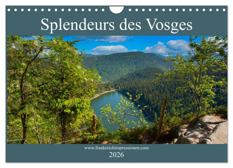 Splendeurs des Vosges (Calendrier mural 2026 DIN A4 vertical), CALVENDO calendrier mensuel