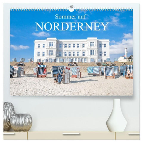 Sommer auf Norderney (hochwertiger Premium Wandkalender 2027 DIN A2 quer), Kunstdruck in Hochglanz