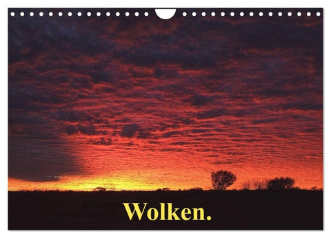 Wolken. (Wandkalender 2027 DIN A4 quer), CALVENDO Monatskalender