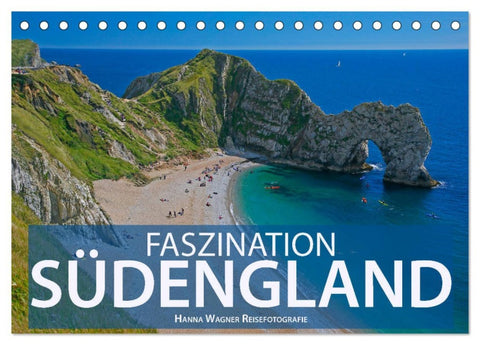 Faszination Südengland (Tischkalender 2026 DIN A5 quer), CALVENDO Monatskalender