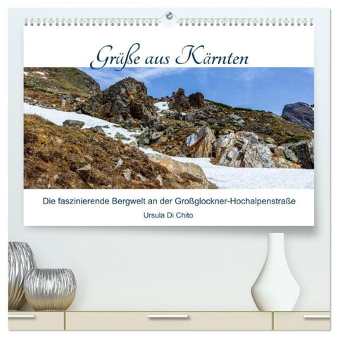 Grüße aus Kärnten (hochwertiger Premium Wandkalender 2027 DIN A2 quer), Kunstdruck in Hochglanz