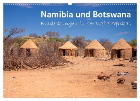 Namibia und Botswana - Entdeckungen in der Weite Afrikas (Wandkalender 2027 DIN A2 quer), CALVENDO Monatskalender