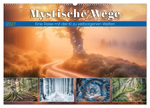 Mystische Wege (Wandkalender 2027 DIN A2 quer), CALVENDO Monatskalender