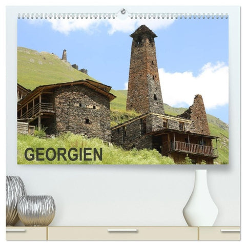 GEORGIEN (hochwertiger Premium Wandkalender 2027 DIN A2 quer), Kunstdruck in Hochglanz
