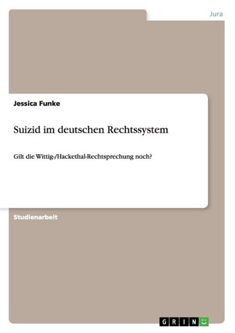 Suizid im deutschen Rechtssystem
