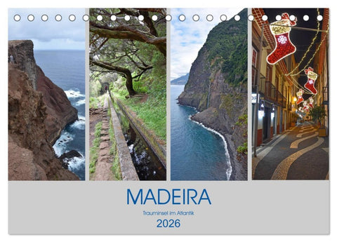 MADEIRA, Trauminsel im Atlantik (Tischkalender 2026 DIN A5 quer), CALVENDO Monatskalender