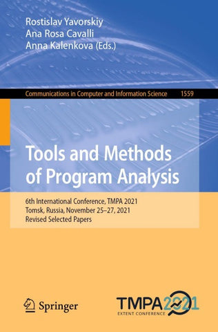 Tools and Methods of Program Analysis